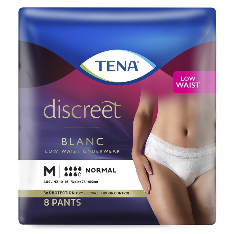 Buy Tena Pants Women Discreet Medium 8 Pack Online at Chemist