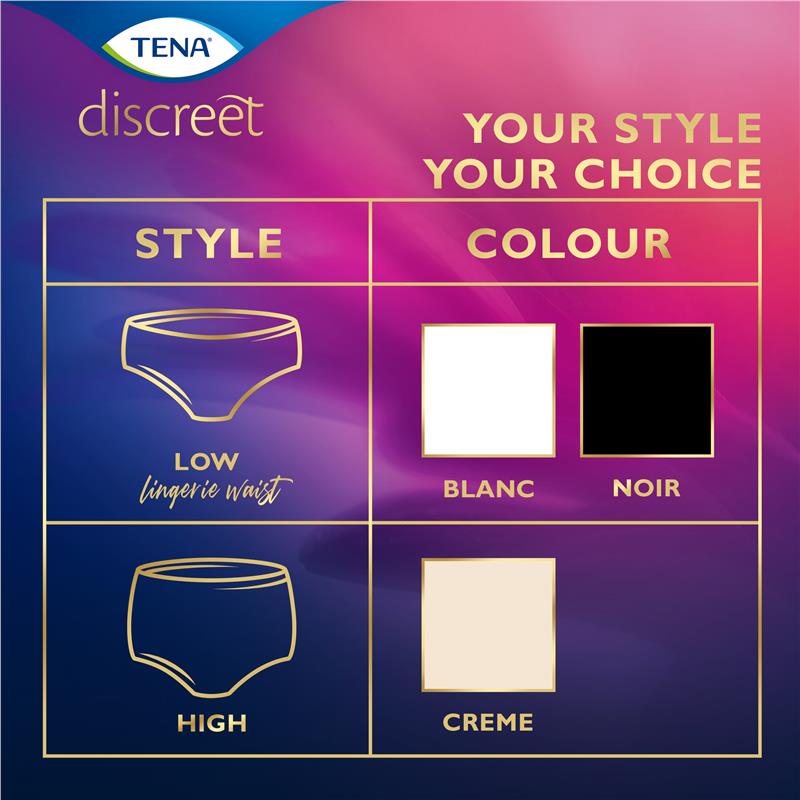 TENA Lady Pants - Women's High Waist Incontinence Underwear in