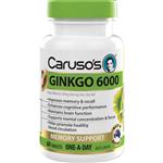 Carusos One a Day Ginkgo 6000 60 Tablets