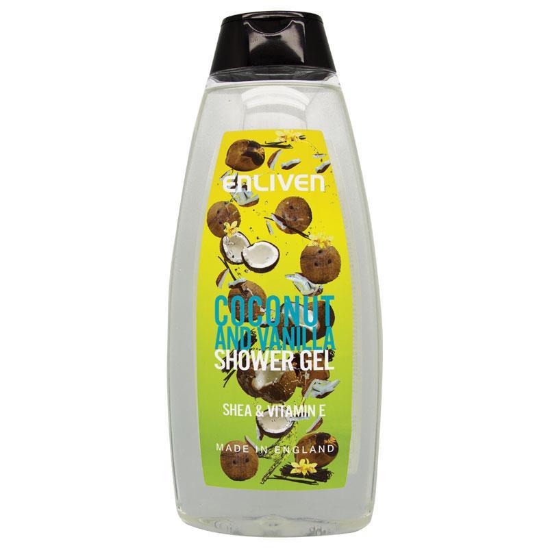 Buy Enliven Shower Gel Coconut and Vanilla 400ml Online at Chemist