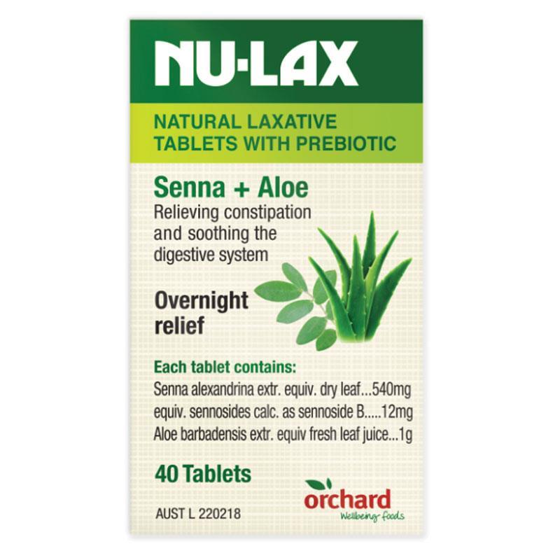 Buy Nulax Natural Laxative Tablets With Prebiotic Senna Aloe 40 Tablets Online At Epharmacy®