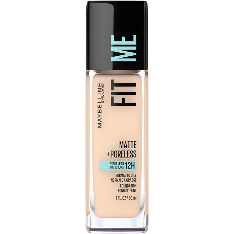 Buy Maybelline Fit Me Matte & Poreless Foundation 128 Warm Nude 30ml  (1.01fl oz) · USA