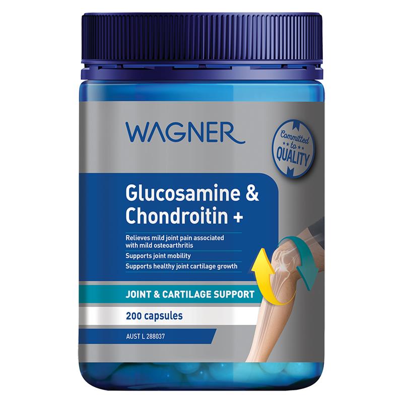 Wagner Glucosamine & Chondroitin + 200 Capsules