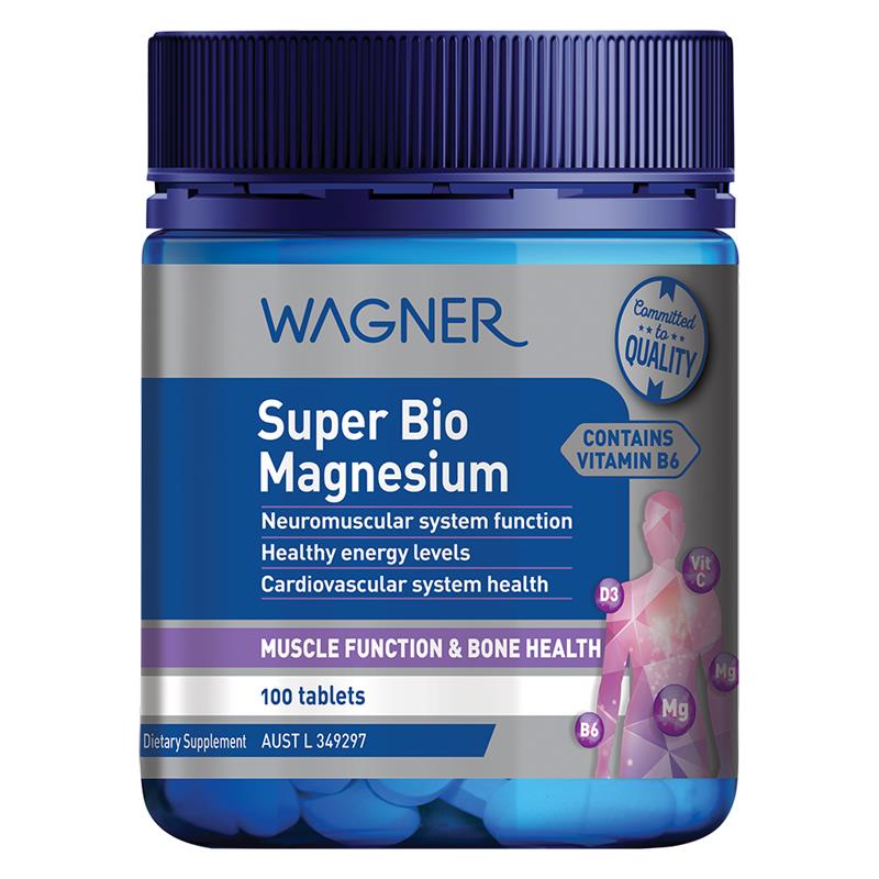 Wagner Super Bio Magnesium 100 Tablets