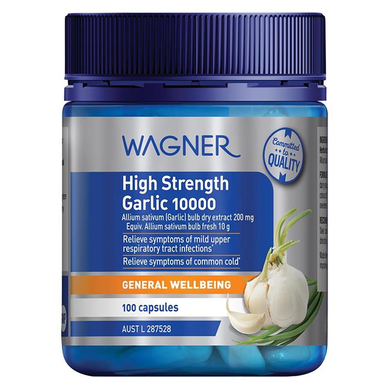 Wagner High Strength Garlic 10000 100 Capsules