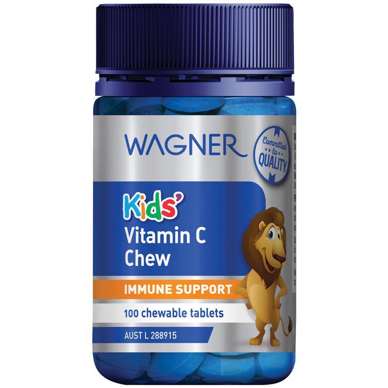 Wagner Kids Vitamin C Chewable 100 Tablets