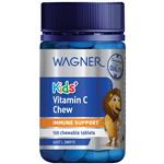 Wagner Kids Vitamin C Chewable 100 Tablets