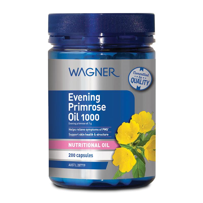 Wagner Evening Primrose Oil 1000 200 Capsules