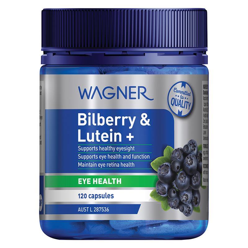 Wagner Bilberry & Lutein+ 120 Capsules