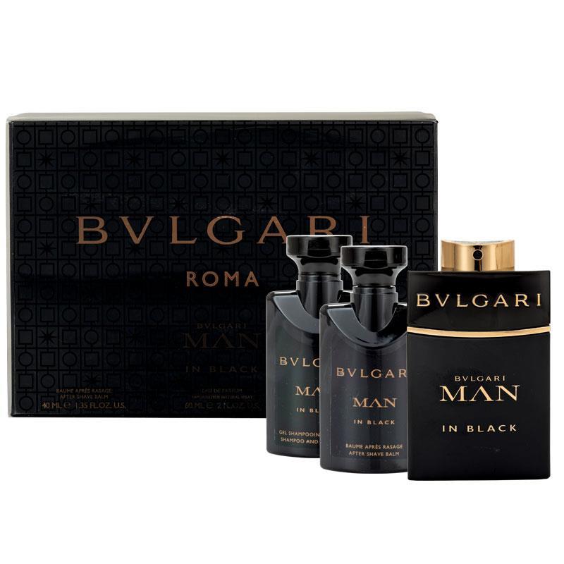 Buy Bvlgari Man In Black Eau de Parfum 60ml Spray 3 Piece Gift Set