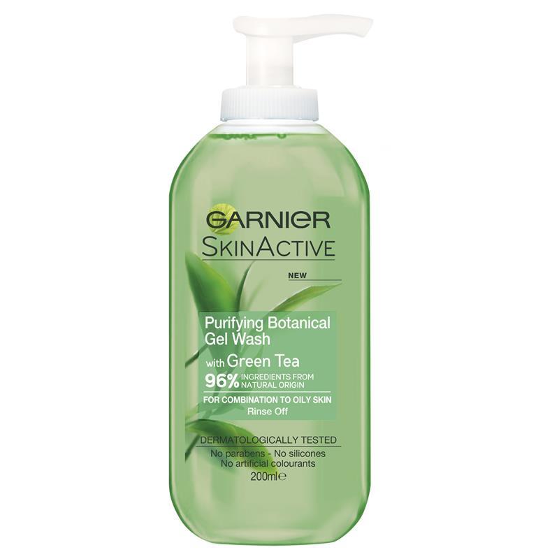Buy Garnier Skin Active Purifying Gel Wash With Green Tea 200ml Online