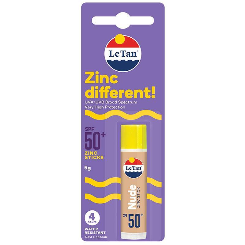 Buy Le Tan SPF 50+ Nude Zinc Stick 5g Online at Chemist Warehouse®