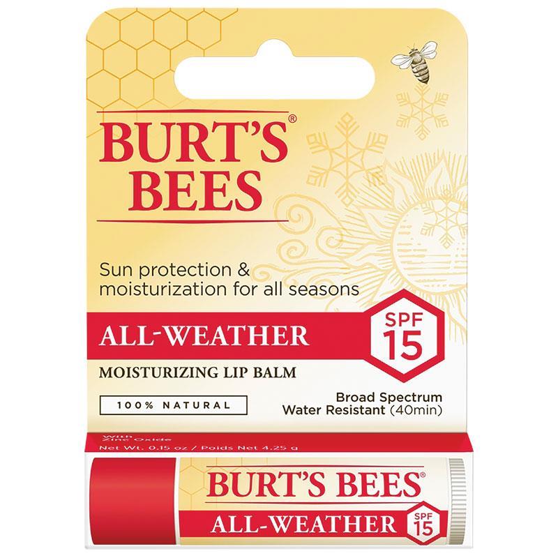 Buy Burts Bees All Weather SPF 15+ Lip Balm 4.25g Online at Chemist