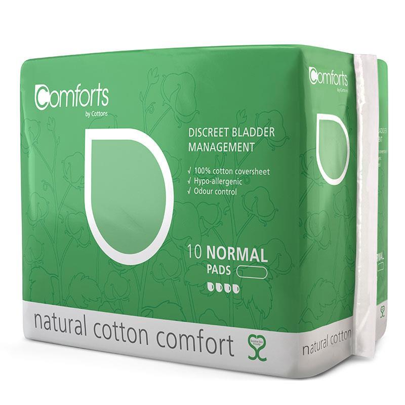 Buy Cottons Comforts Incontinence Normal Pads 10 Pack Online Only Online at Chemist Warehouse®