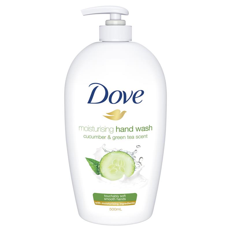 Buy Dove Moisturising Cucumber & Green Tea Hand Wash 500ml Online at
