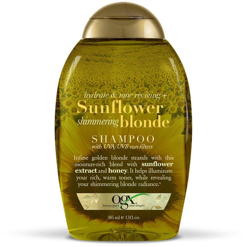 Buy OGX Sunflower Shimmering Blonde Shampoo 385ml Online at Chemist