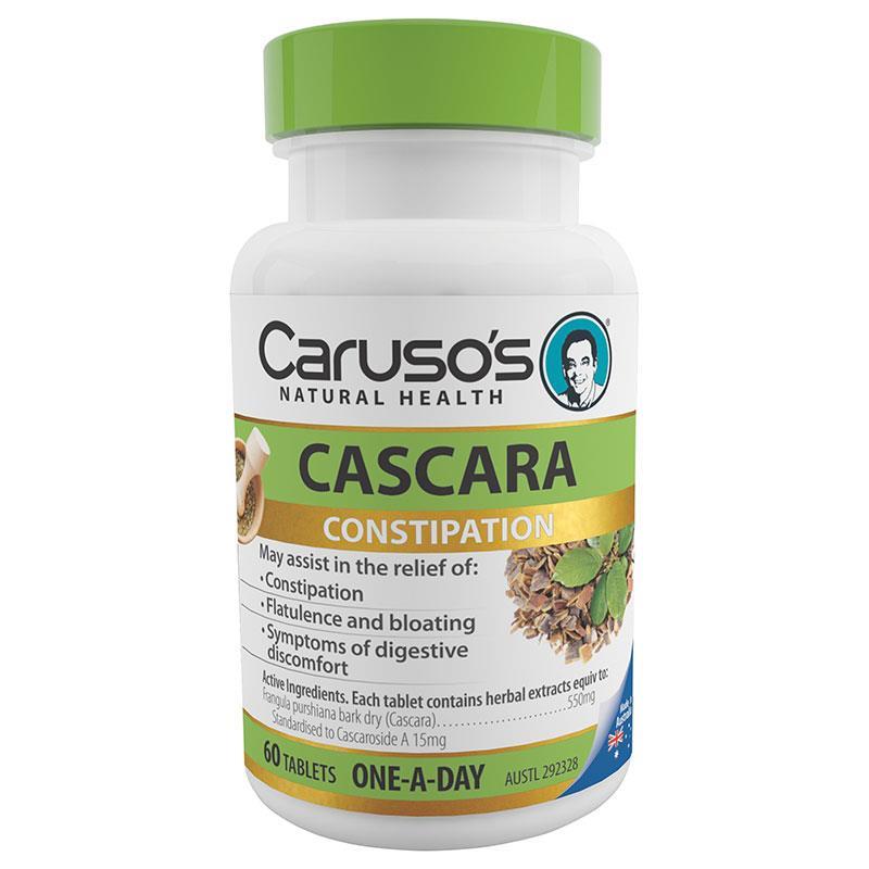 Buy Carusos Natural Health One a Day Cascara 60 Tablets Online at ...