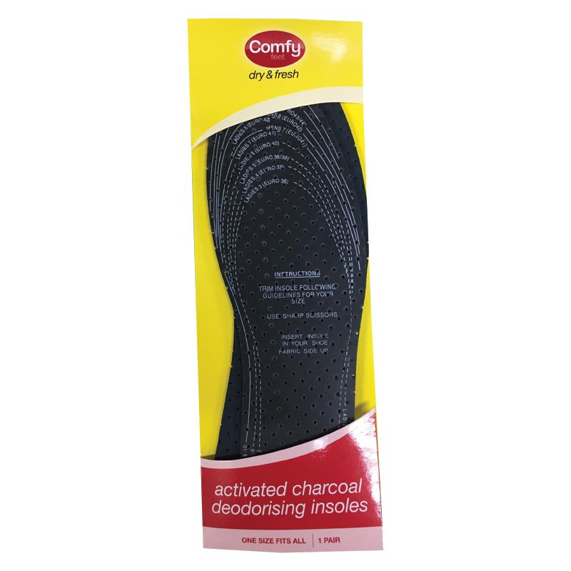 Buy Comfy Feet Insoles Odour Control 