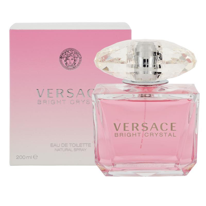 Buy Versace Bright Crystal Eau De Toilette 200ml Spray Online at ...