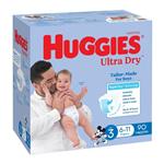 Huggies Ultra Dry Nappies Boy Size 3 Jumbo 90 Pack