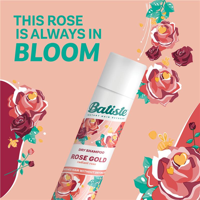 Buy Batiste Rose Gold Dry Shampoo 200ml Online at Chemist Warehouse®