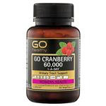GO Healthy Cranberry 60000+ 60 Vege Capsules