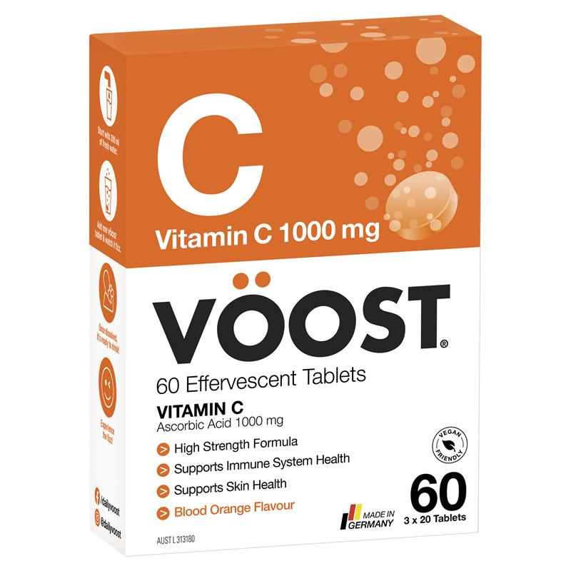 Buy Voost Vitamin C Effervescent 60 Pack Online At Chemist Warehouse