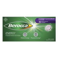 Buy Berocca Energy Vitamin B & C Raspberry Blackcurrant Flavour ...