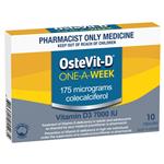 OsteVit-D One-A-Week 7000IU Vitamin D3 Capsules 10 - Colecalciferol (S3)