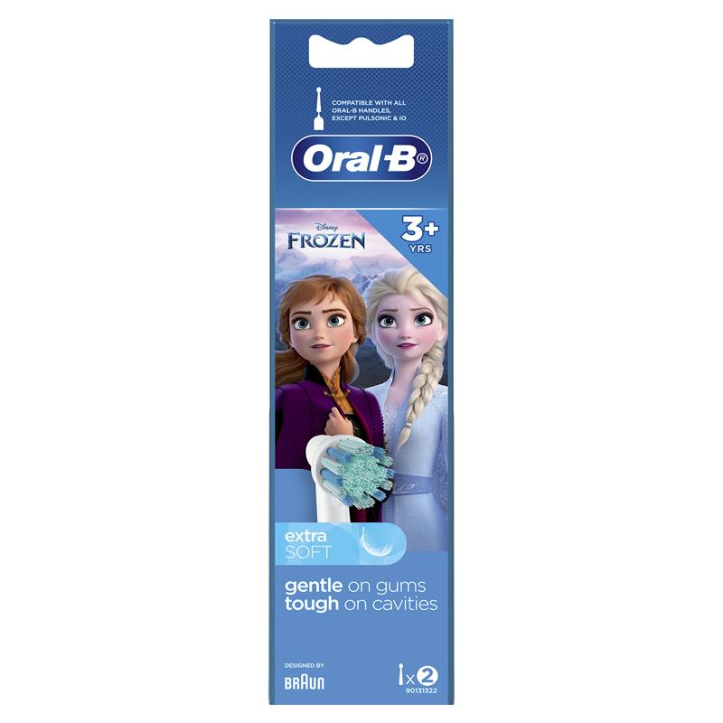 Oral B Power Toothbrush Kids Frozen Refills 2 Online at Chemist Warehouse®