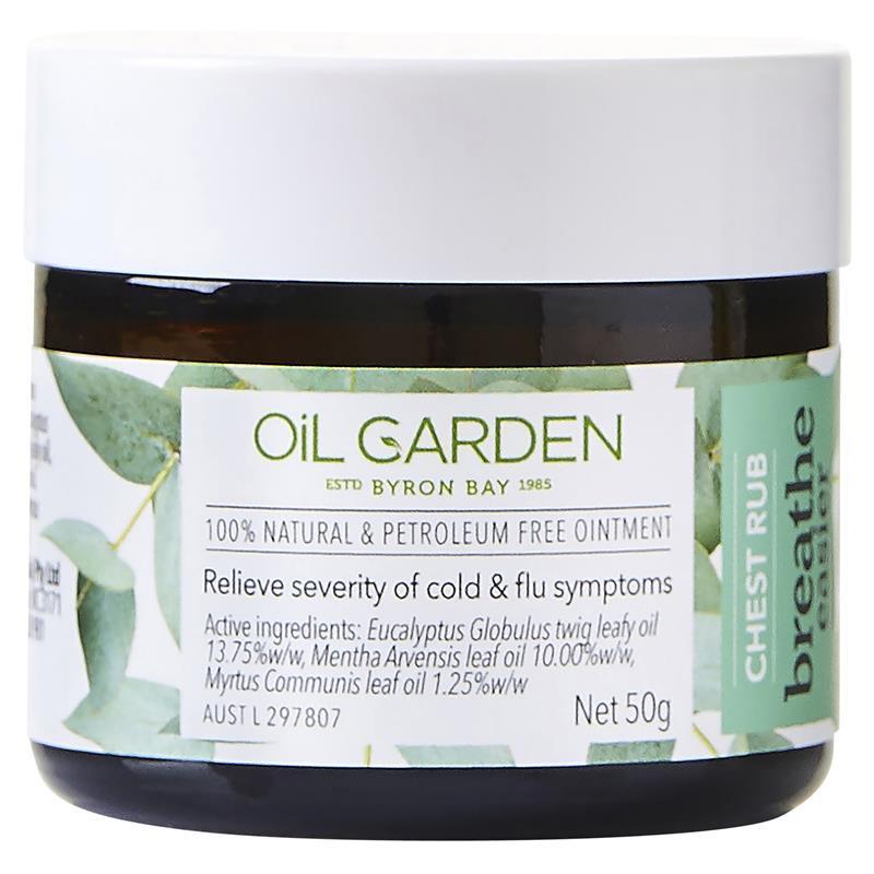 Buy Oil Garden Breathe Easier Chest Rub Balm 50g Tub Online at Chemist