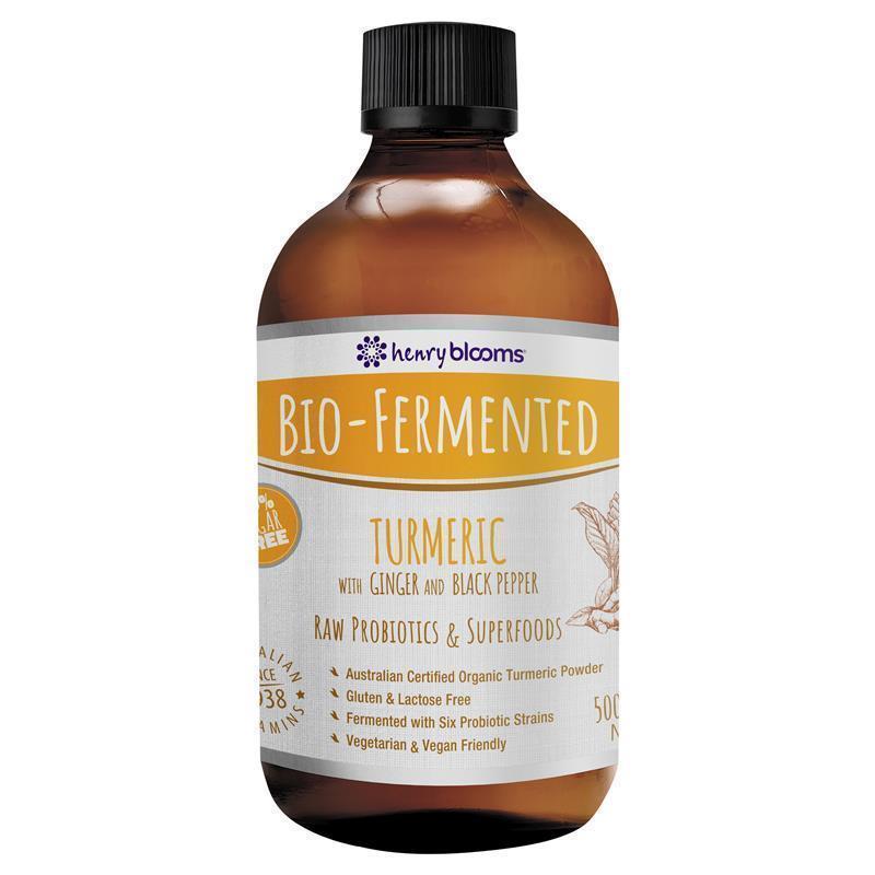 Buy Henry Blooms Bio Fermented Turmeric with Ginger and Black Pepper