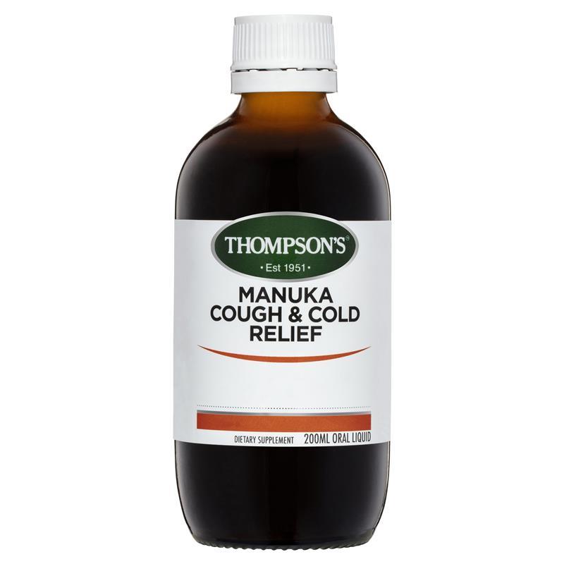 Buy Thompson's Manuka Cough & Cold Relief 200ml Online at Chemist