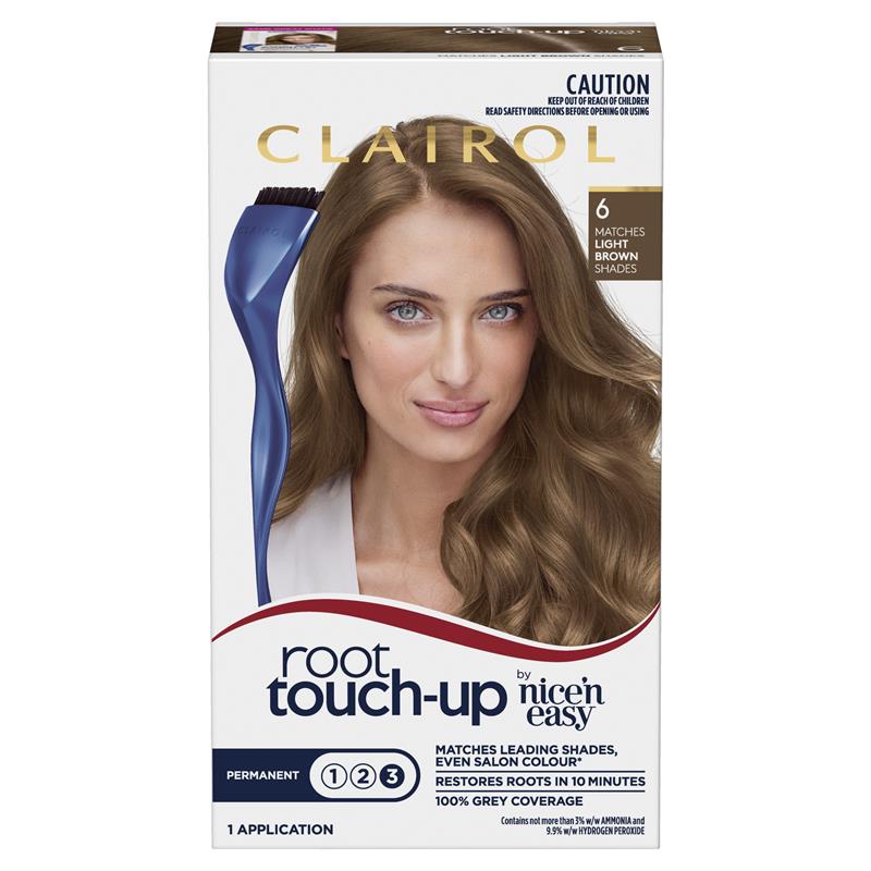 Clairol Nice'n Easy Permanent Hair Color Cream Kit - 6r Light Auburn :  Target