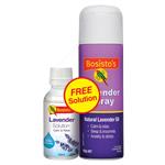 Bosistos Lavender Spray 125g & Lavender Solution 100ml Value Pack