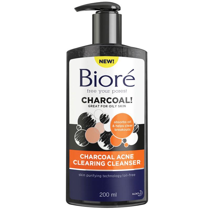 Buy Biore Charcoal Acne Clearing Cleanser 200ml Online at Chemist