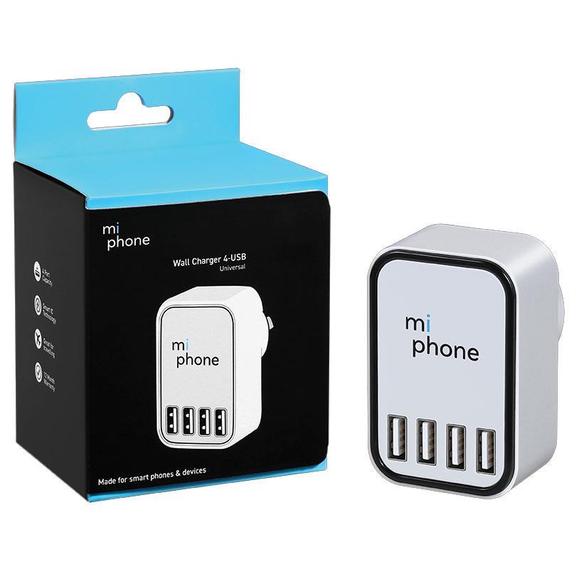 Miphone 4 Port Usb Wall Charger At Chemist Warehouse - Best Usb Wall Charger Australia
