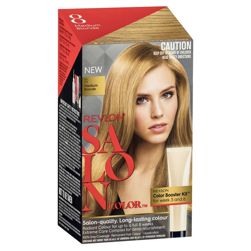 Buy Revlon Salon Hair Color 8 Medium Blonde Online At Chemist