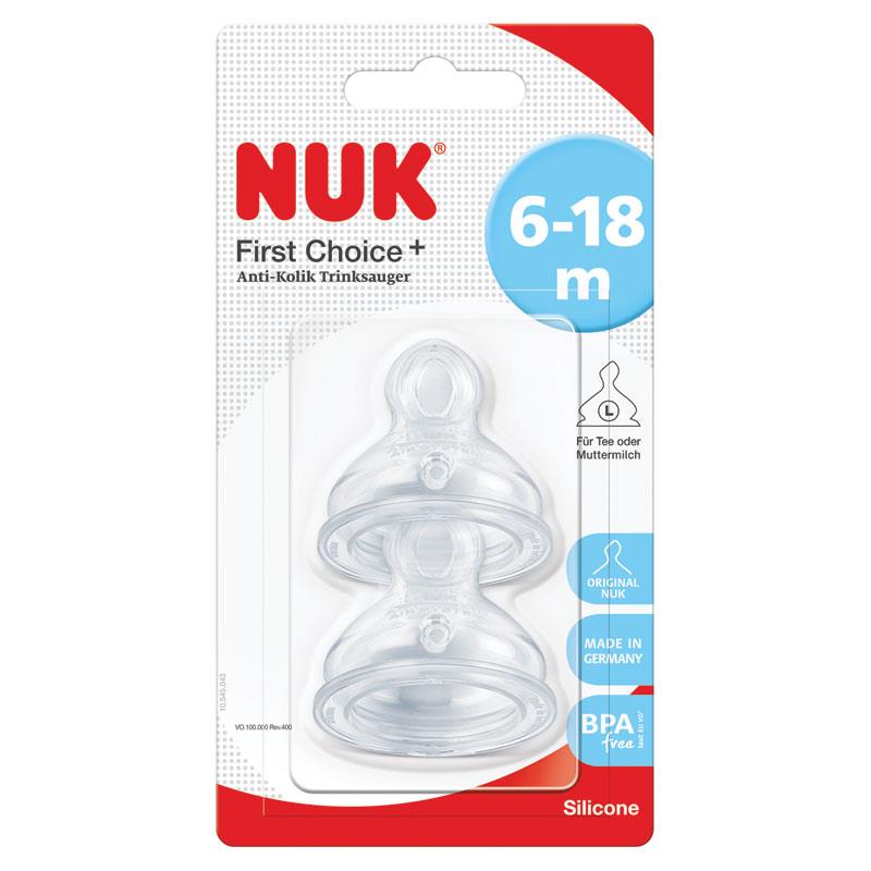 NUK First Choice Plus Teat 6-18 Months 