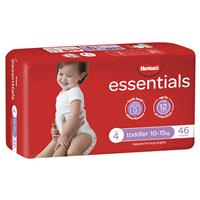 Huggies Essentials Size 4 10-15kg 46 Nappies