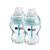 Tommee Tippee Anti-Colic Baby Bottles, Slow Flow Breast-Like Teat and Unique Anti-Colic Venting System, 260ml, Pack of 2, Clear