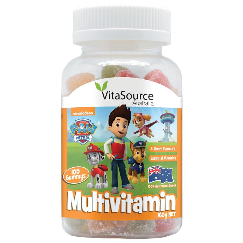 Buy Vita Source Paw Patrol Multivitamin 100 Gummys Exclusive Size ...