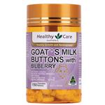 Healthy Care Goat Milk Buttons with Bilberry 150 Chewable Buttons