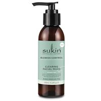sukin blemish face wash