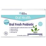Henry Blooms Oral Fresh Probiotic 24 Chewable Mint Tablets