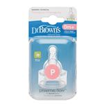 Dr Browns Narrow Neck Preemie Teats 2 Pack Online Only