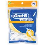 Oral B Complete Floss Picks Mint 75 Pack