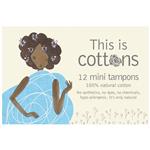 Cottons Tampons Mini 12 Pack Online Only