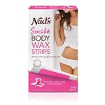 Nad's Body Wax Strips For Sensitive Skin 28 Pack