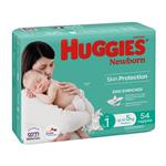 Huggies Ultimate Nappies Size 1 Newborn-5kg Bulk 54 Pack